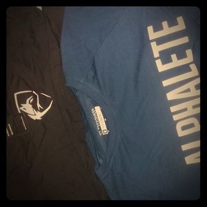 2 mens alphalete ahirts